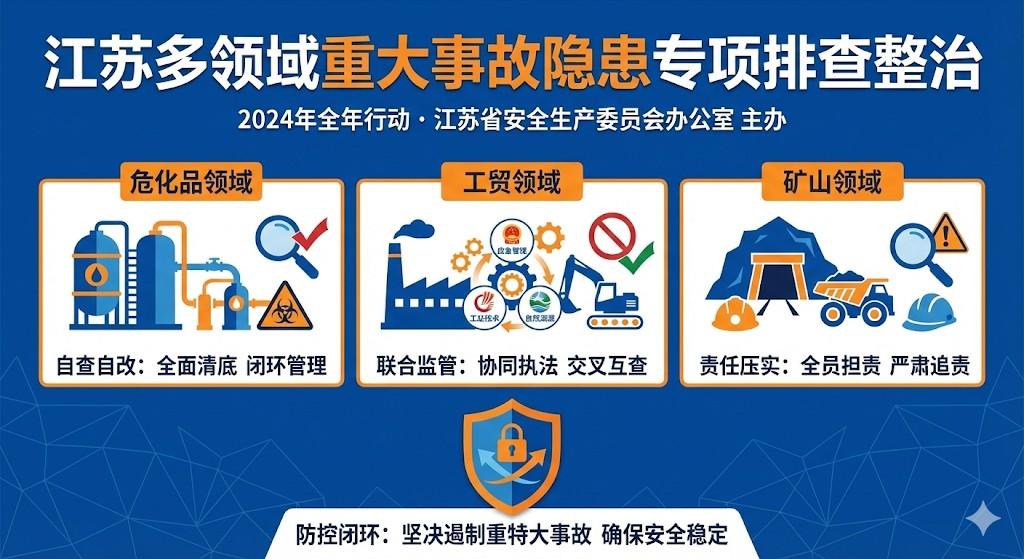 江苏深入推进危化品和工贸行业专项排查整治
