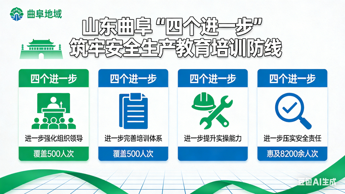 山东省曲阜市严抓安全生产教育培训
