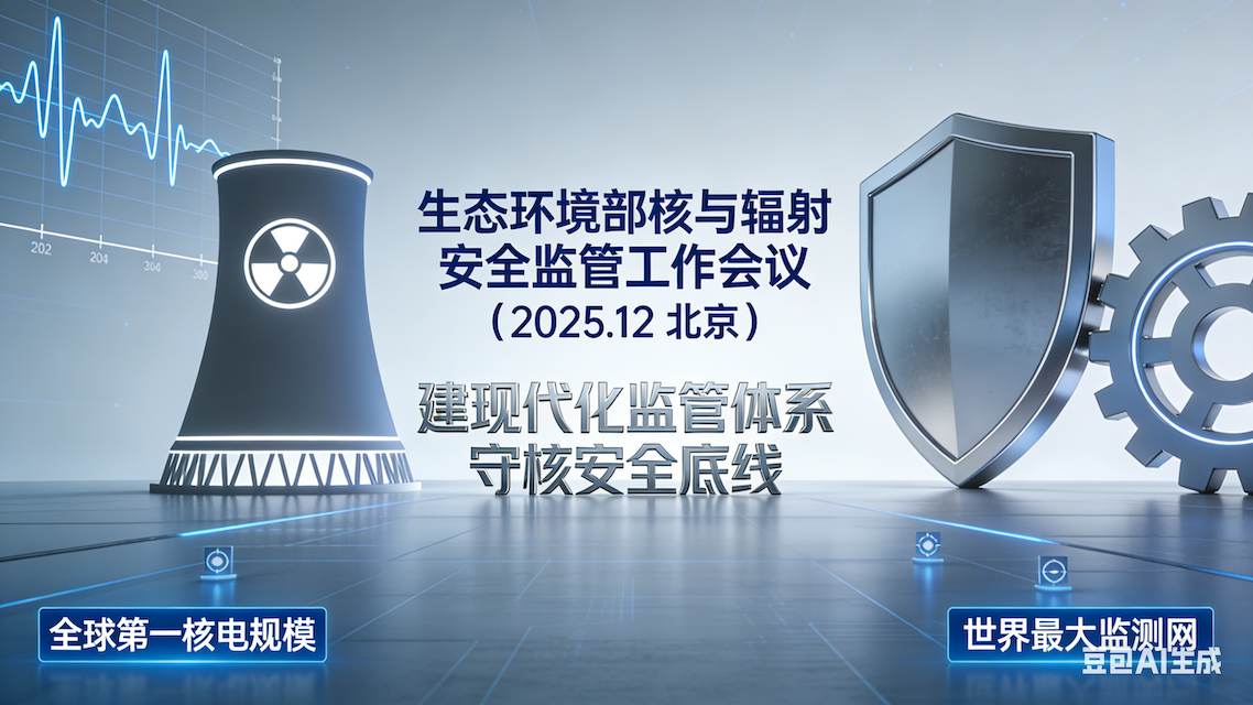 生态环境部召开核与辐射安全监管工作会议